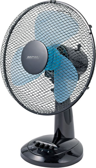 Ventilator tavoline MPM MWP-16/C, 3 shpejtësi, i vogël, i bardhë