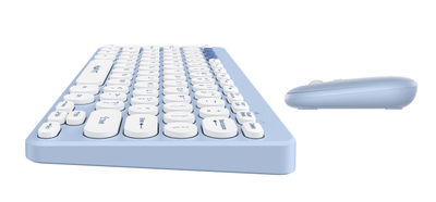 Set tastierë dhe maus Havit KB279GCM, wireless, i bardhë/ kaltër