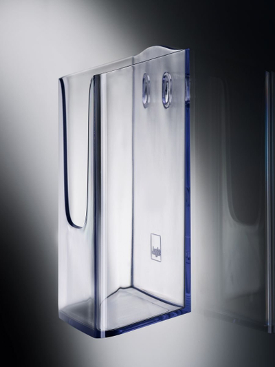Mbajtës muror për broshura Sigel Wall LH116, A5, 1 ndarje 45mm, transparent kristal