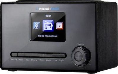 Radio Art X100, e zezë/e argjendtë