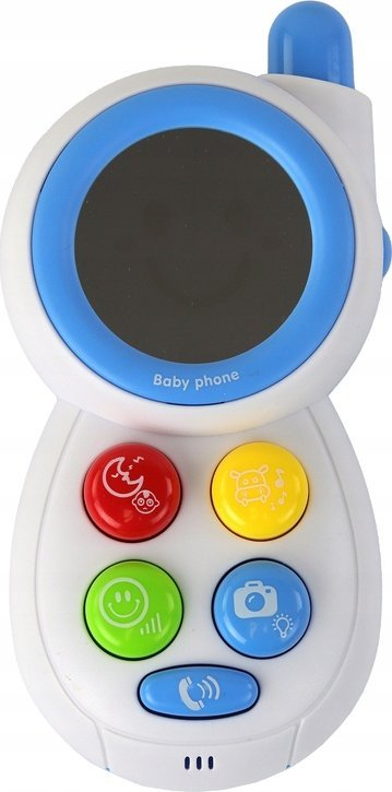 Lodër telefon interaktiv Leantoys, dritë blu, me tinguj