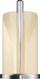Mbajtës letre kuzhine Wesco Paper Roll Holder, çelik inox, bazë e rëndë, ngjyrë almond