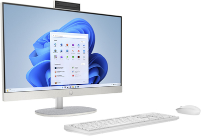 Kompjuter All-in-One HP 24-cr0013nw, 23.8\", Intel Core i3-1315U, 16GB RAM, 512GB SSD, i bardhë