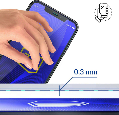 Xham mbrojtës 3MK për Samsung Galaxy Tab A9 8.7\" 2023, FlexibleGlass, transparent