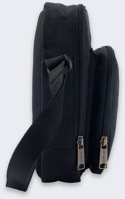 Чанта crossbody Carhartt Sling Bag, полиестер 600D, отпорна на дожд, црна