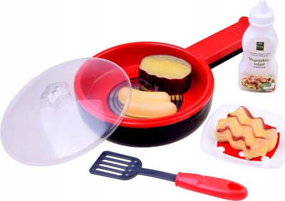 Set lojrash kuzhine ZABAWKI Kitchen Set ZA2636, tigan me tinguj dhe dritë, lodër për kalamaj, shumëngjyrësh