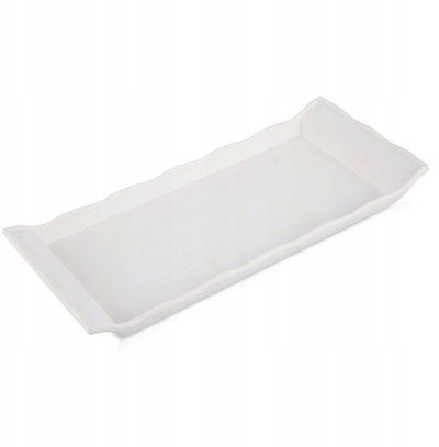 Tabaka Orion Serving Tray 29.5x13 cm, plastikë, e bardhë