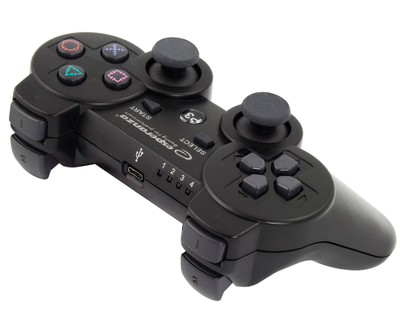 Gamepad pa tela Esperanza Marine EGG109K, Bluetooth, për PS3, i zi