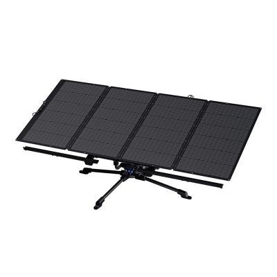 Mbajtës paneli diellor EcoFlow SOLARTS EU, gjurmues diellor me dy boshte, deri 25 kg, i zi