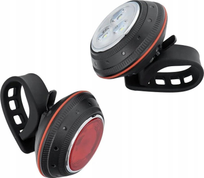 Drita biçiklete UMO UFO UMO21002, LED, IP66, të zeza