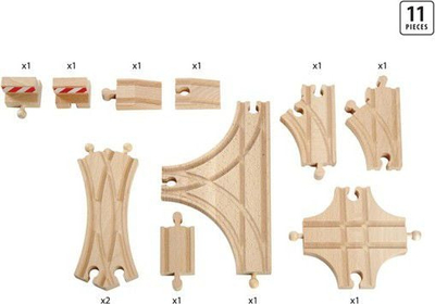 Set shina trenash BRIO World Advanced Expansion Pack, dru, mbi 3 vjeç