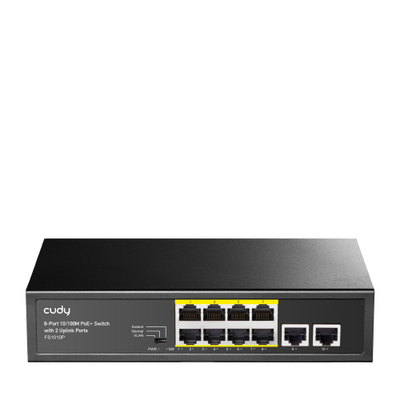 Switch rrjeti Cudy FS1010P, 8 porta PoE Fast Ethernet, 120W, i zi