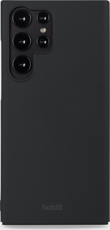 Mbrojtëse telefoni Holdit Slim për Galaxy S24 Ultra, e hollë, e zezë