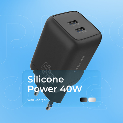 Karikues muri Proove Silicone Power, 40W, me 2×Type-C, i zi