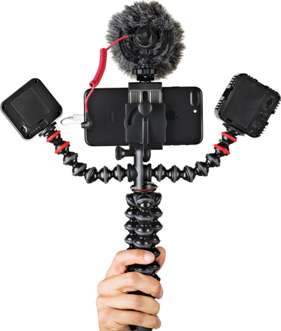 Tripod fleksibël Joby GorillaPod Mobile Rig, për smartphone, me GripTight PRO 2, i zi