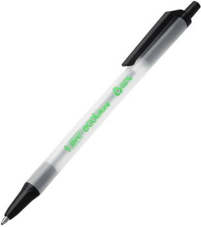 Сет пенкала BIC Ecolutions Clic Stic, 50 парчиња, врв 1.0mm, црно мастило