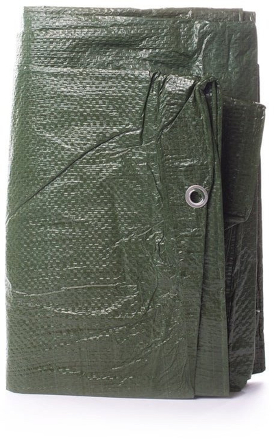 Çadër mbrojtëse Okko Tarpaulin, 4 x 6 m, 65 GSM, e gjelbër