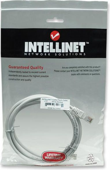 Kabllo rrjeti Intellinet Patch Cord CAT5e, UTP, 3 m, e bardhë