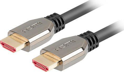 Kabëll LANBERG HDMI - HDMI 0.5m (CA-HDMI-30CU-0005-BK), e zezë
