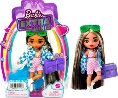 Kukull Barbie Mattel Extra Minis, 3+