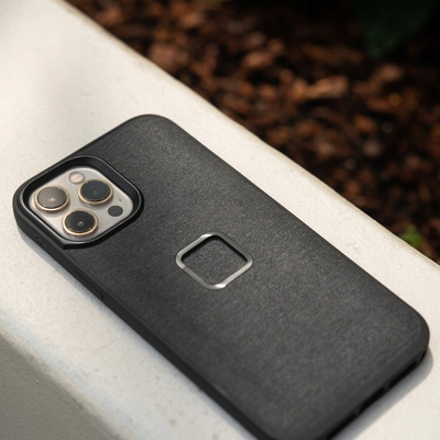 Mbrojtëse telefoni Peak Design Everyday Case për iPhone 14 Pro, SlimLink magnetik, material tekstili, ngjyrë charcoal