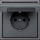 Prizë muri Liregus SOCKET IKL16-208-01.M/BM, IP44, moderne, blu
