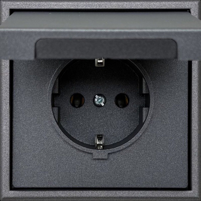 Prizë muri Liregus SOCKET IKL16-208-01.M/BM, IP44, moderne, blu