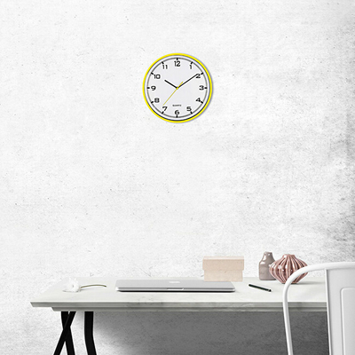 Orë muri Prim MPM Quality Magit E01.2478.10.A, e verdhë
