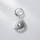 Mbajtëse silikoni Tech-Protect Icon për Apple AirTag, me karabinë, transparente