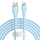 Kabllo karikimi Baseus Pudding, USB në USB Type C, 100W, 2m, blu