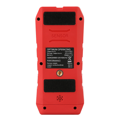 Detektor muri UNI-T UT387E, 4 në 1, bateri rikarikueshme USB, i kuq