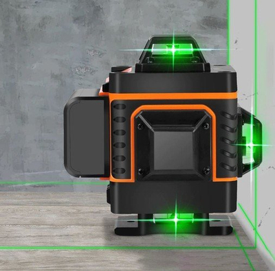 Nivel lazer Bigstern Green Line 4D, rreze 25 m, IP54, i gjelbër