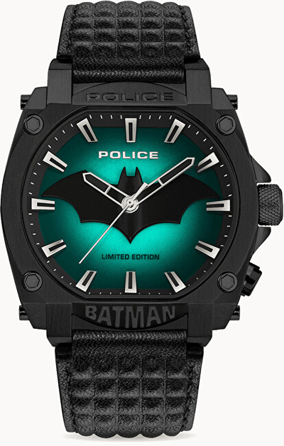 Orë dore për meshkuj Police Forever Batman Limited Edition, e zezë