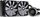 Ftohës uji për procesor Sharkoon S80 RGB, radiator 240mm, adresues RGB, i zi