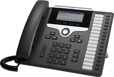 IP телефон Cisco CP-7861-3PCC-K9, 16 линии, Open SIP, црн