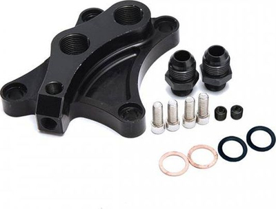 Adapter ftohësi vaji Turboworks për Nissan 200SX me motor CA18DET, AN10