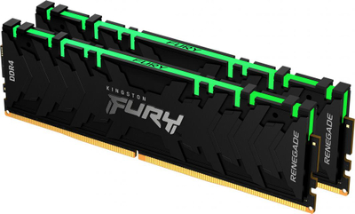 Memorie Kingston Fury Renegade RGB, DDR4, 16 GB, 4000 MHz, CL19, KF440C19RBAK2/16