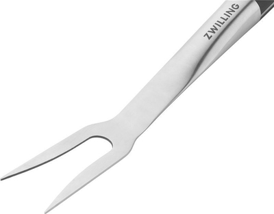 Pirun mishi Zwilling BBQ Plus për skarë, çelik inox, ngjyrë argjendtë