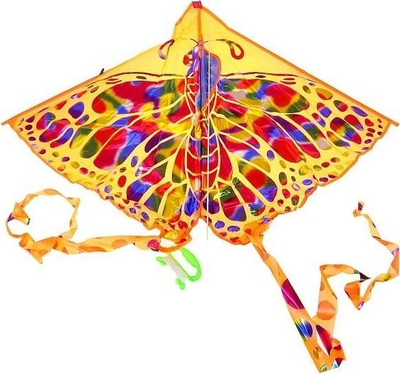 Fluturake Adar Butterfly, 73 cm, me pe dhe dorezë, shumëngjyrëshe