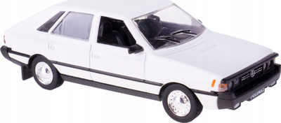Maket makine Daffi PRL FSO Polonez, shkalla 1:43, metal plastikë gomë, i bardhë