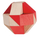 Triangle Snake Two Color Natur Red - Fridolin