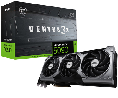 Kartelë grafike MSI VENTUS GEFORCE RTX 5090 32G 3X OC NVIDIA 32 GB GDDR7