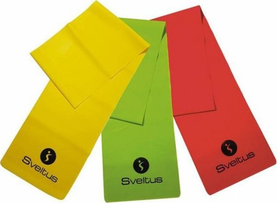 Shirit elastik Sveltus Latex Tape Strong, 1.20 m, i kuq