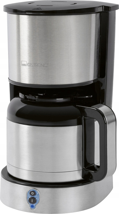 Makina për kafe me filtro Clatronic KA 3805, 1.2L, termos-kanë, e zezë