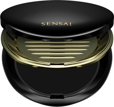 Kuti kompakte për grim SENSAI Total Finish Powder Makeup Case, e zezë