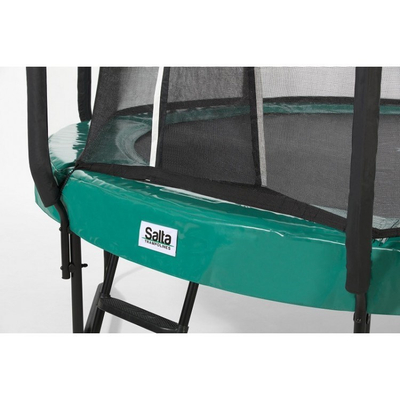 Trampolinë rrethore Salta First Class Edition, 12ft 3.7m, me rrjetë mbrojtëse, e gjelbër