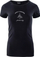 Bluzë gocash Hi-Tec Casual Lady Rone, pambuk elastan, XS, e zezë