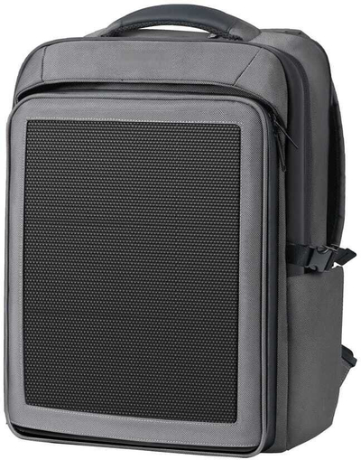 Çantë shpine Platinet Solar, panel 30W, 20-35L, gri