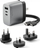 Karikues udhëtimi Alogic Rapid Power, 3 porta, 67W GaN, multi country