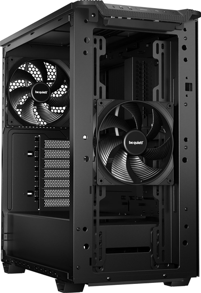Kuti kompjuteri Be Quiet Pure Base 501 Airflow, ATX, me xham t'kalit, e zezë
